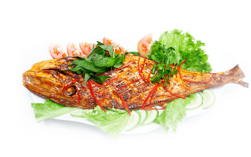 CÁ CAM NƯỚNG MỠ HÀNH